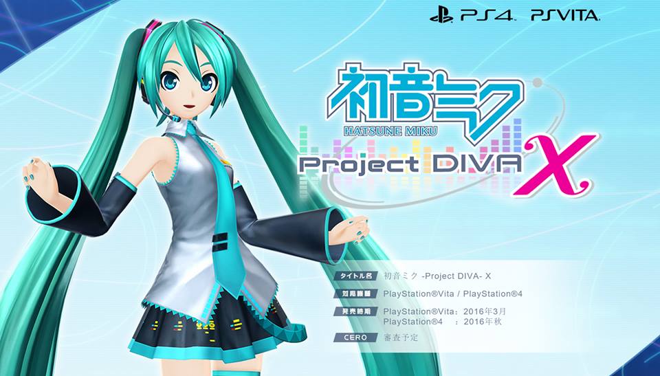 Hatsune Miku: Project Diva X är under utveckling