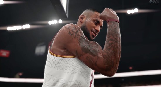 LeBron James är rätt nöjd med detaljrikedomen på hans svettiga arm.