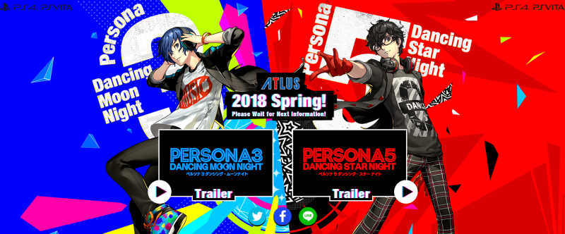 Två nya musikspel i Persona-format kommer till PlayStation