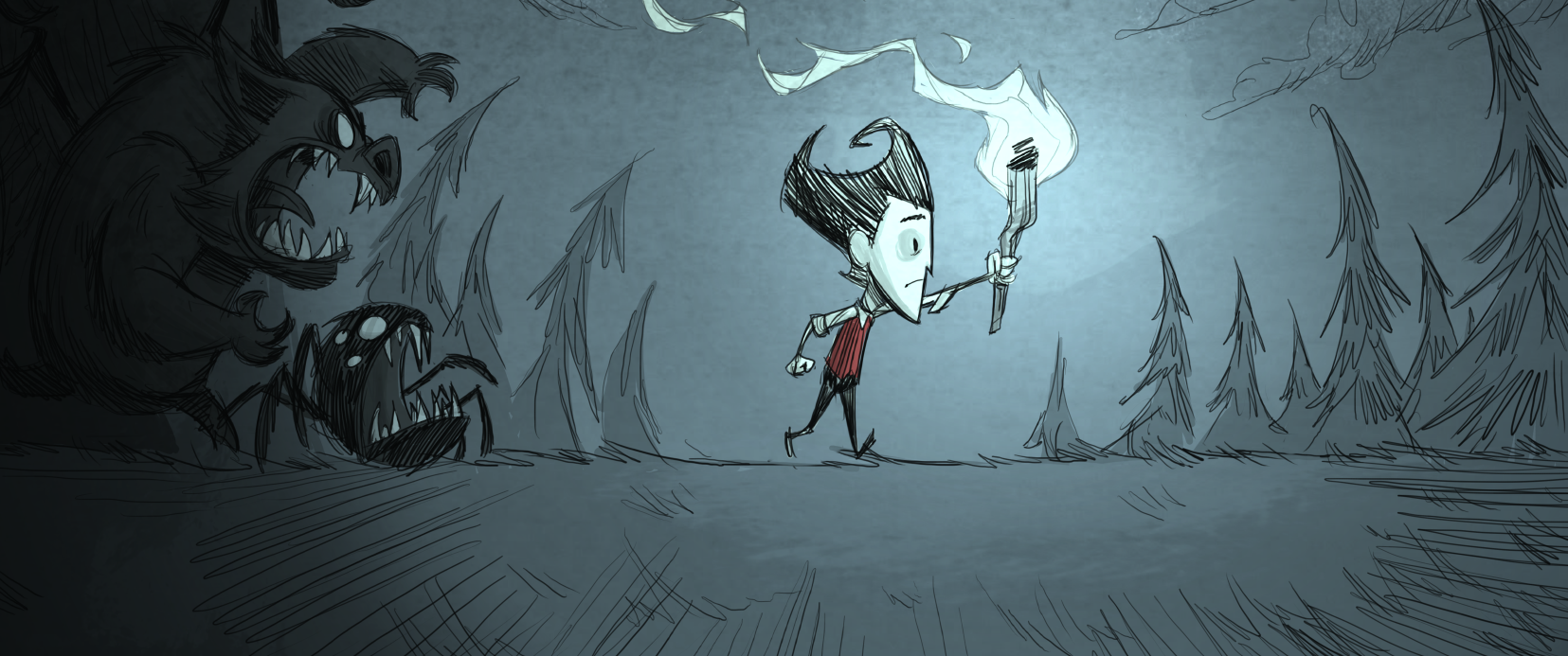 Don t start new. Донт старв. Лес из донт старв. УЛИПАХА донт старв. Don't Starve together осенний лес.