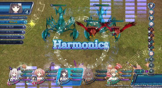 Jag aktiverar Harmonics...jättehäftigt! Har någon sett en ung tjej med blått hår som kan sjunga?