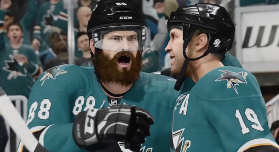 Brent Burns och hans praktfulla skägg.