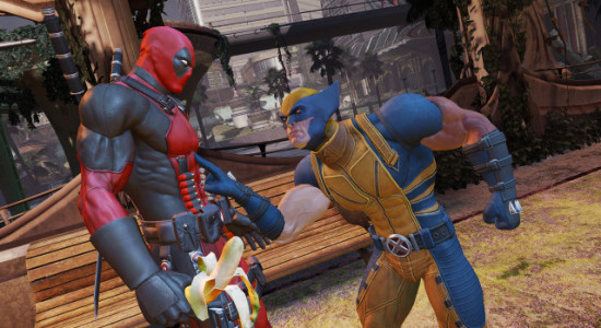 Jag anar en tryckt stämning mellan Deadpool och Wolverine.
